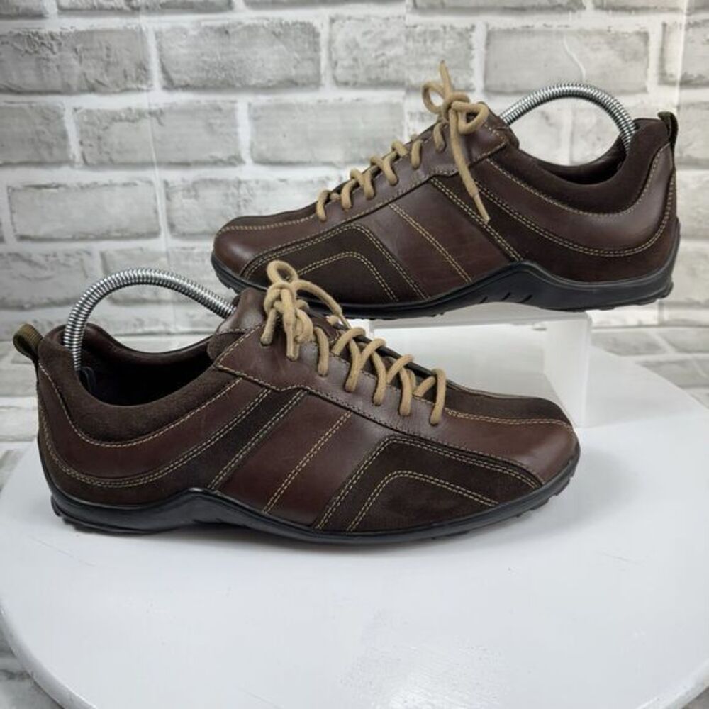 Cole Haan Men's Size 9 Brown Suede Leather Casual Driver Sneakers Comfort Shoes